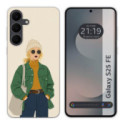 Funda Silicona para Samsung Galaxy S25 FE 5G diseño Mujer 03 Dibujos