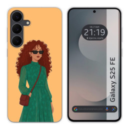 Funda Silicona para Samsung Galaxy S25 FE 5G diseño Mujer...