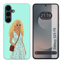 Funda Silicona para Samsung Galaxy S25 FE 5G diseño Mujer...