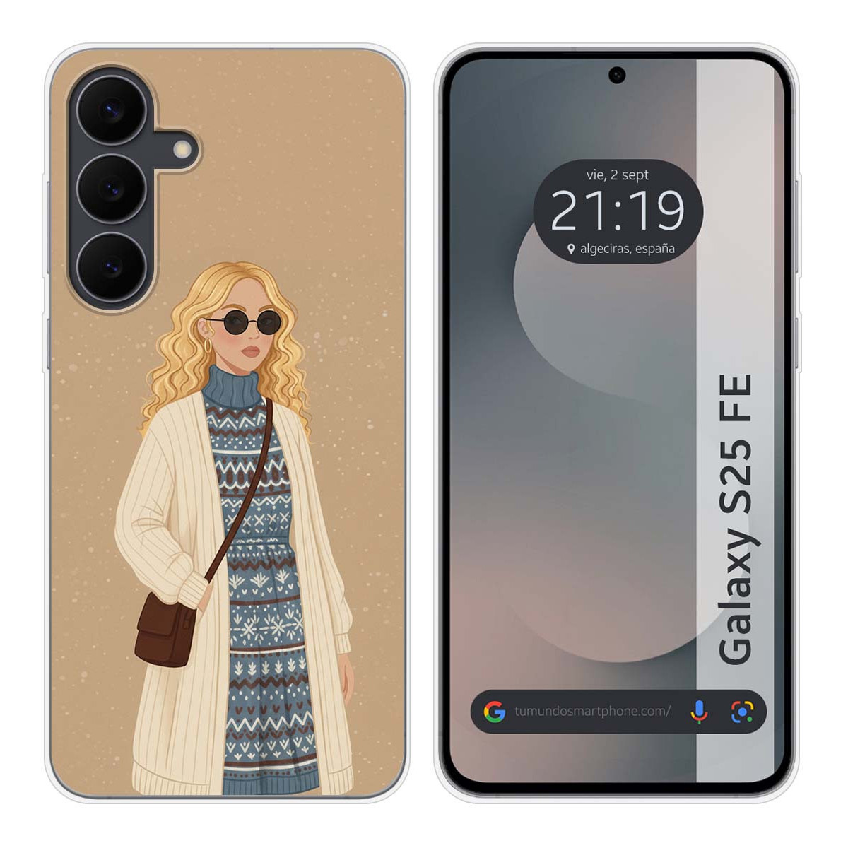 Funda Silicona para Samsung Galaxy S25 FE 5G...