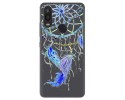 Funda Gel Transparente para Bq Aquaris X2 / X2 Pro Diseño Plumas Dibujos