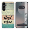 Funda Silicona para Samsung Galaxy S25 FE 5G diseño Madera 01 Dibujos