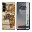 Funda Silicona para Samsung Galaxy S25 FE 5G diseño Madera 07 Dibujos