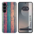 Funda Silicona para Samsung Galaxy S25 FE 5G diseño Madera 10 Dibujos