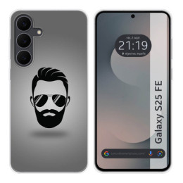 Funda Silicona para Samsung Galaxy S25 FE 5G diseño Barba...