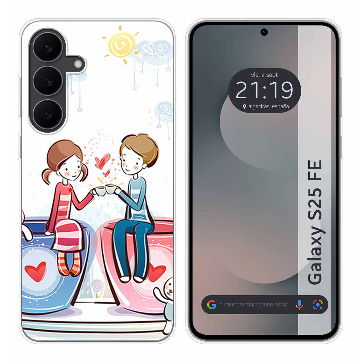 Funda Silicona para Samsung Galaxy S25 FE 5G...