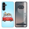 Funda Silicona para Samsung Galaxy S25 FE 5G diseño Furgoneta Dibujos