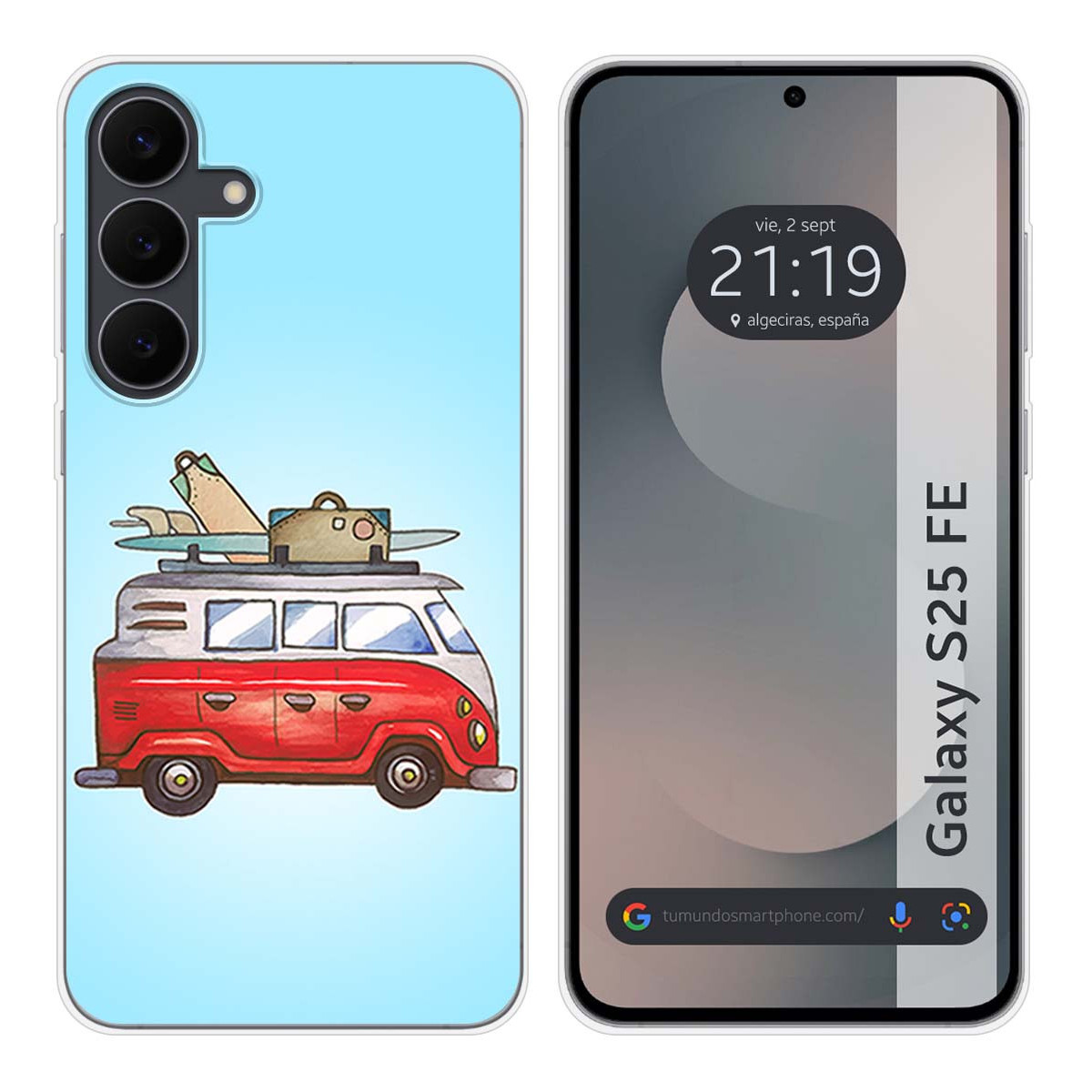 Funda Silicona para Samsung Galaxy S25 FE 5G...