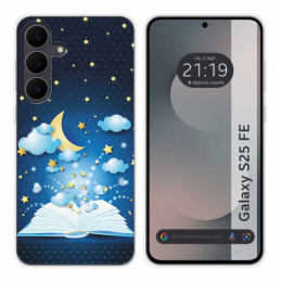 Funda Silicona para Samsung Galaxy S25 FE 5G diseño Libro...