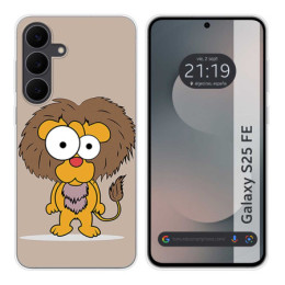 Funda Silicona para Samsung Galaxy S25 FE 5G diseño Leon...
