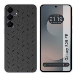 Funda Silicona para Samsung Galaxy S25 FE 5G diseño Metal...