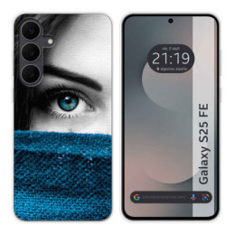 Funda Silicona para Samsung Galaxy S25 FE 5G diseño Ojo...