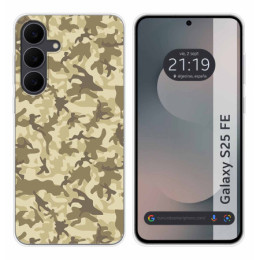 Funda Silicona para Samsung Galaxy S25 FE 5G diseño Sand...