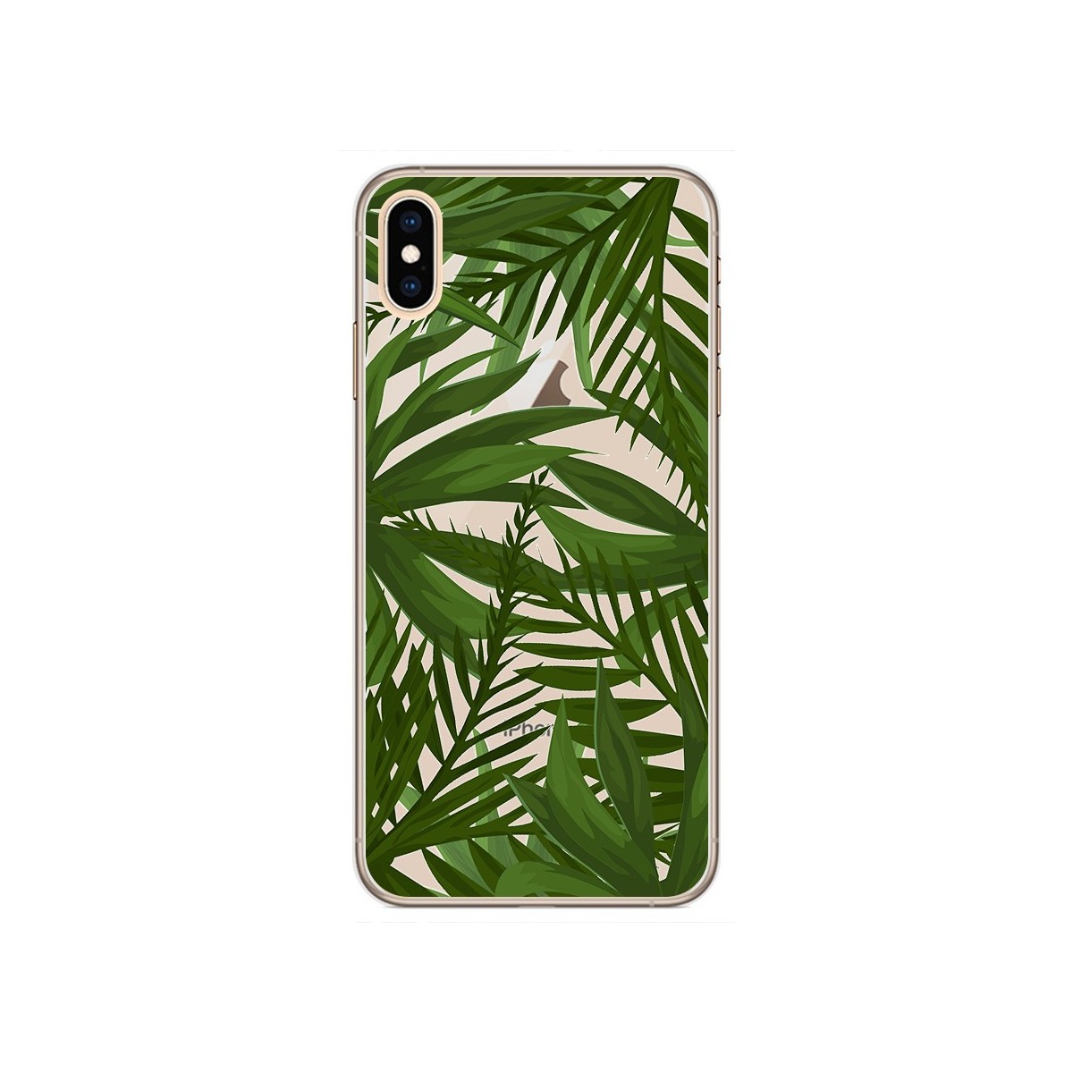 Funda Gel Transparente para Iphone XS Max Diseño Jungla Dibujos