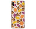 Funda Gel Transparente para Iphone XS Max Diseño Otoño Dibujos