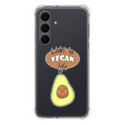 Funda Silicona Antigolpes para Samsung Galaxy S25 FE 5G diseño Vegan Life Dibujos