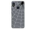 Funda Gel Transparente para Bq Aquaris C Diseño Araña Dibujos