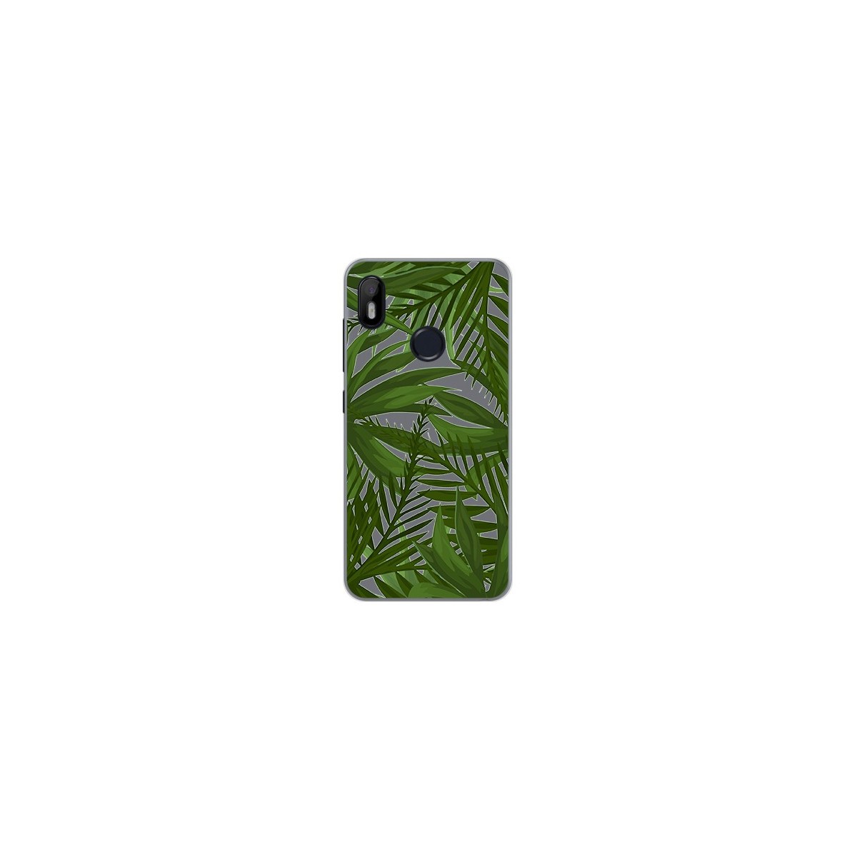 Funda Gel Transparente para Bq Aquaris C Diseño Jungla Dibujos