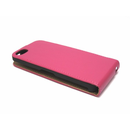 Funda Piel Premium Ultra-Slim Iphone 5C Rosa / Fucsia