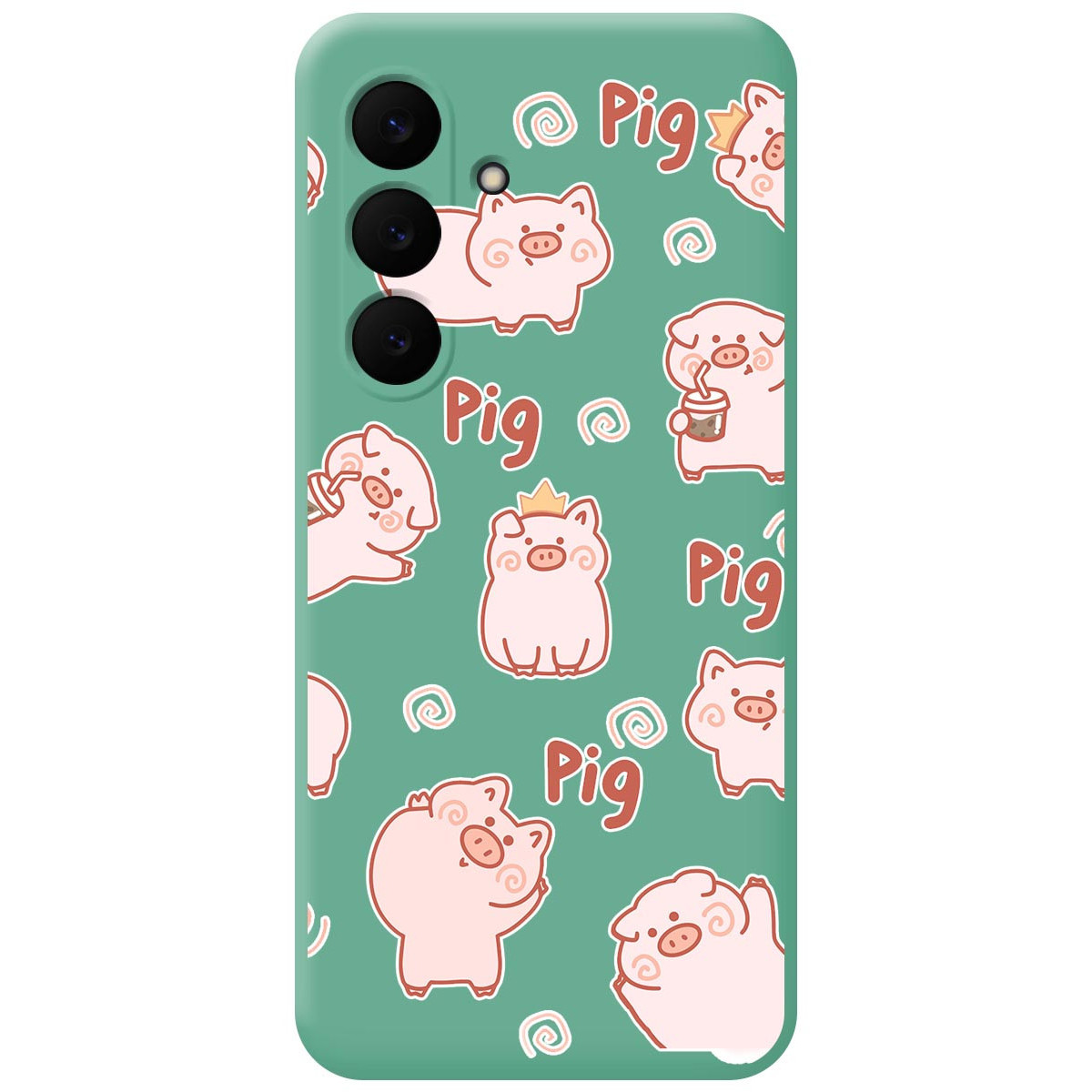 Funda Silicona Líquida Verde para Samsung...