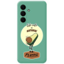 Funda Silicona Líquida Verde para Samsung Galaxy S25 FE 5G diseño Culo Natural Dibujos