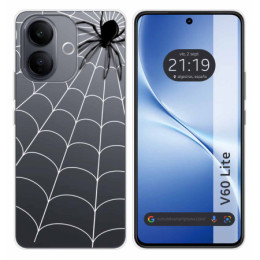 Funda Silicona Transparente para Vivo V60 Lite 5G diseño...