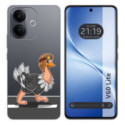 Funda Silicona Transparente para Vivo V60 Lite 5G diseño Avestruz Dibujos