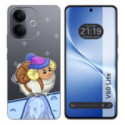 Funda Silicona Transparente para Vivo V60 Lite 5G diseño Cabra Dibujos