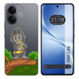 Funda Silicona Transparente para Vivo V60 Lite 5G diseño...