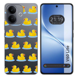 Funda Silicona Transparente para Vivo V60 Lite 5G diseño...