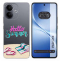 Funda Silicona Transparente para Vivo V60 Lite 5G diseño Summer Dibujos