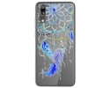 Funda Gel Transparente para Huawei P20 Diseño Plumas Dibujos