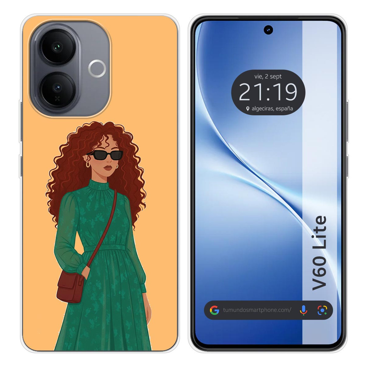 Funda Silicona para Vivo V60 Lite 5G diseño...
