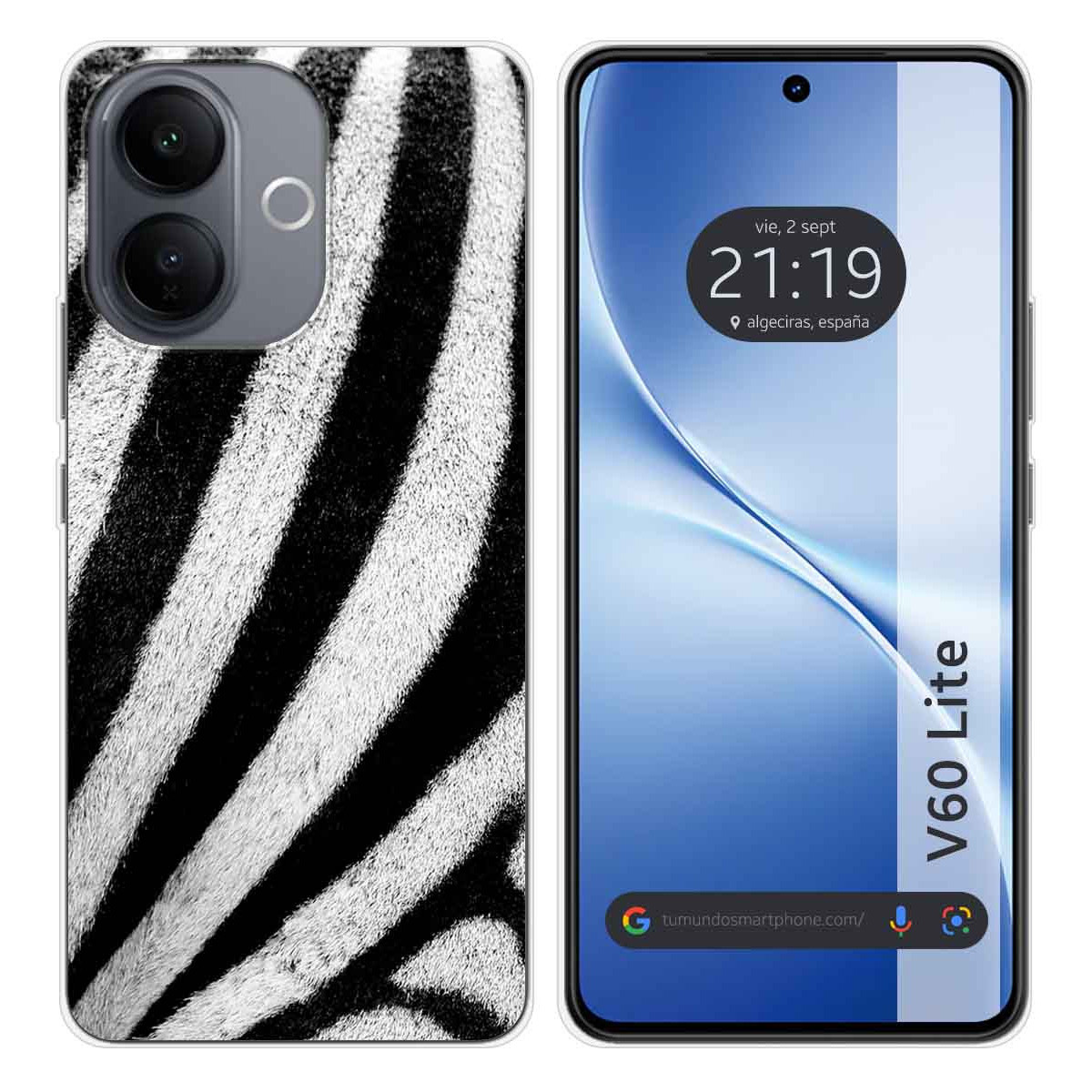 Funda Silicona para Vivo V60 Lite 5G diseño...