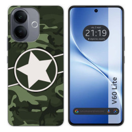 Funda Silicona para Vivo V60 Lite 5G diseño Camuflaje 01...