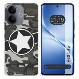 Funda Silicona para Vivo V60 Lite 5G diseño Camuflaje 02...