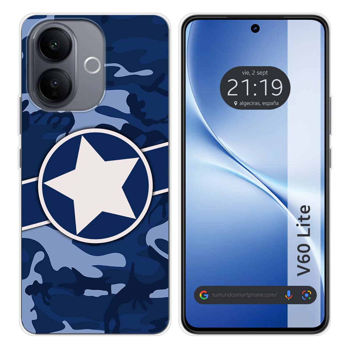 Funda Silicona para Vivo V60 Lite 5G diseño...