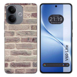 Funda Silicona para Vivo V60 Lite 5G diseño Ladrillo 01...