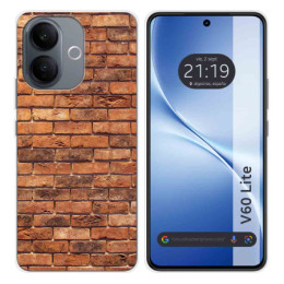 Funda Silicona para Vivo V60 Lite 5G diseño Ladrillo 04...
