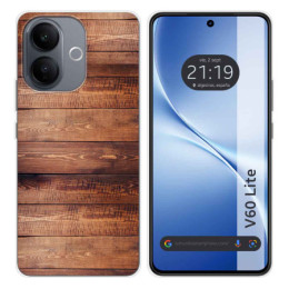 Funda Silicona para Vivo V60 Lite 5G diseño Madera 02...