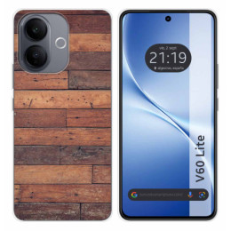 Funda Silicona para Vivo V60 Lite 5G diseño Madera 03...
