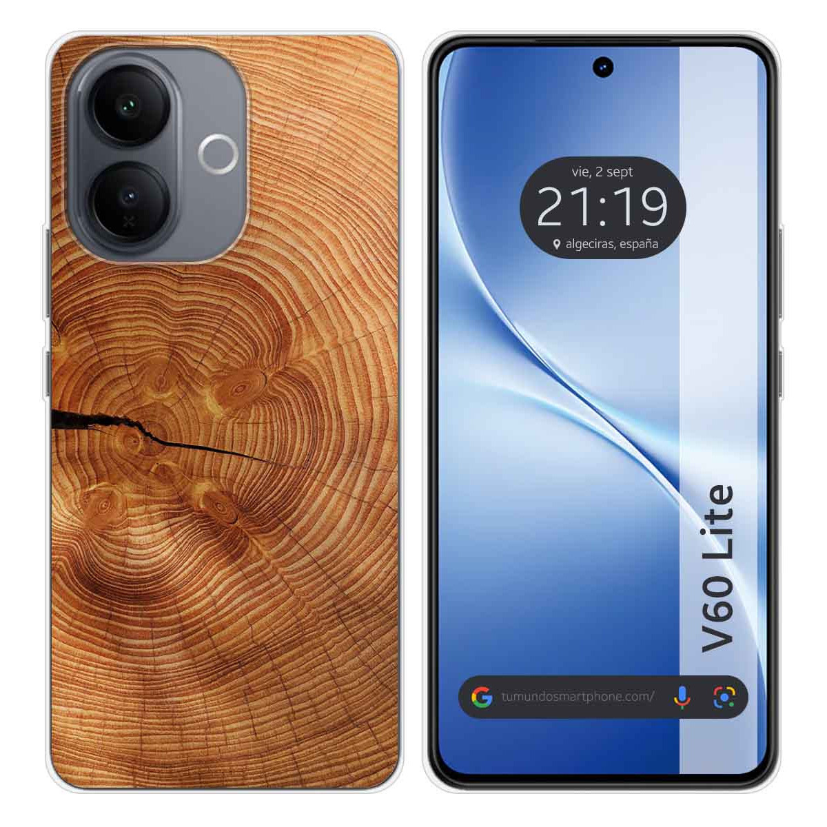 Funda Silicona para Vivo V60 Lite 5G diseño...