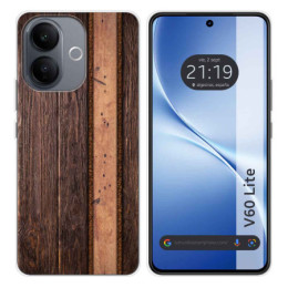 Funda Silicona para Vivo V60 Lite 5G diseño Madera 05...