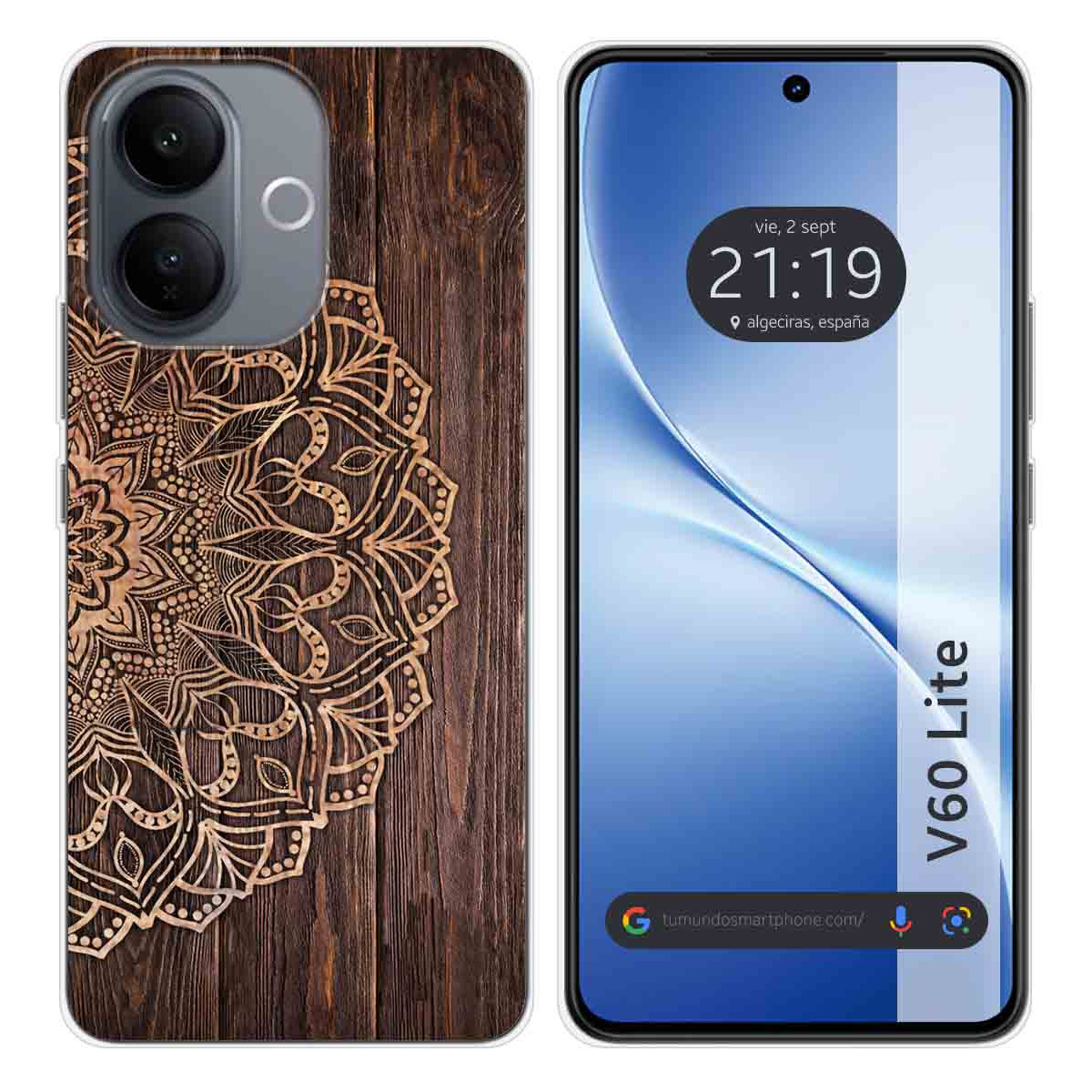 Funda Silicona para Vivo V60 Lite 5G diseño...