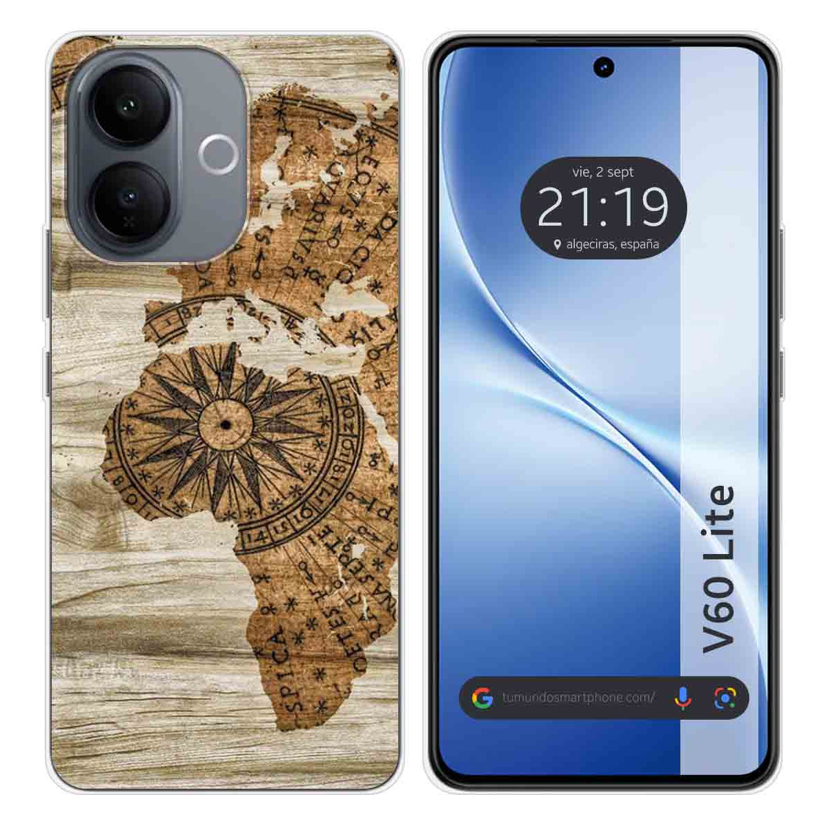 Funda Silicona para Vivo V60 Lite 5G diseño...