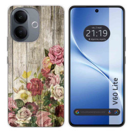 Funda Silicona para Vivo V60 Lite 5G diseño Madera 08...