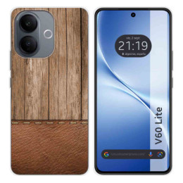 Funda Silicona para Vivo V60 Lite 5G diseño Madera 09...