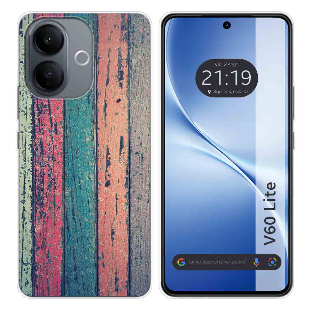 Funda Silicona para Vivo V60 Lite 5G diseño...