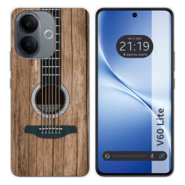 Funda Silicona para Vivo V60 Lite 5G diseño Madera 11...