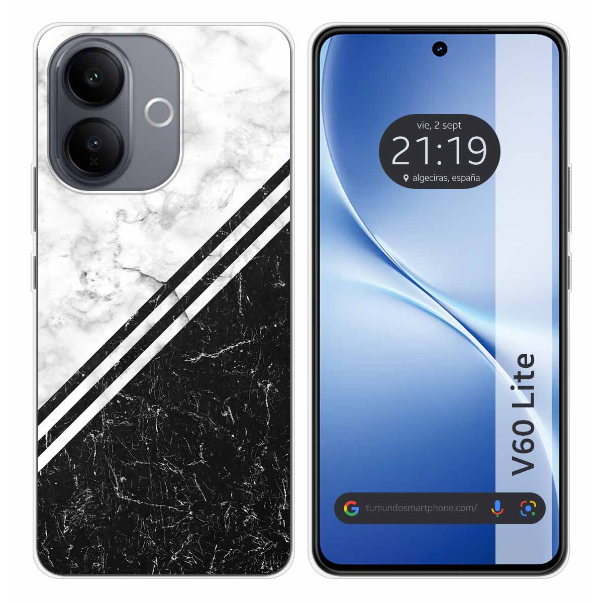 Funda Silicona para Vivo V60 Lite 5G diseño...